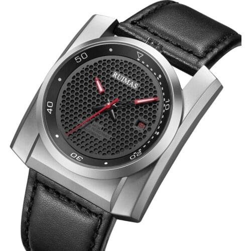 New Fashion Creative Design Mens Watches Automatic Miyota Mechanical Watch Luxury Leather Waterproof Clock Relogio Masculino