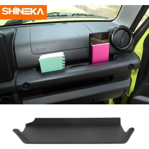 SHINEKA Stowing Tidying for Suzuki Jimny Car Copilot Armrest Handle Storage Box Partition Accessories for Suzuki Jimny 2019 2020