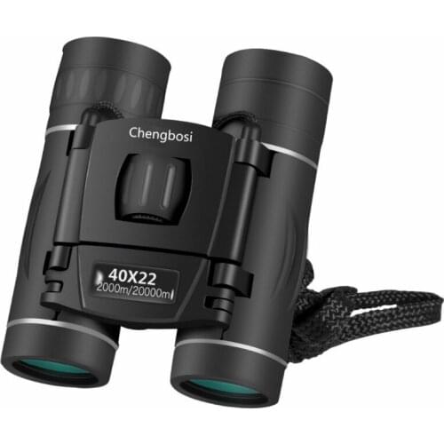 HD 40x22 Mini Binocular Professional Binoculars Telescope Opera Glasses for Travel Concert Outdoor Sports Hunting Hiking Lens