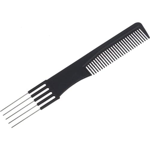 1 Pcs Steel Needle Tail Comb Hairdressing Tool Barber Salon Double Sided Tooth Hair Comb
