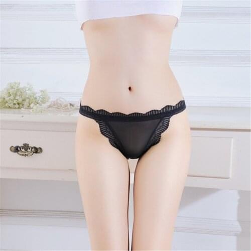 Sexy Lingerie Womens Panties Women Sexy Tulle Lace Low Waist Perspective Sensuality Panties Underwear Sensual Lingerie Woman