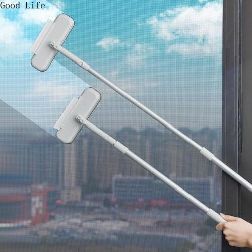 76-117CM Screen Brush Cleaning Tools Retractable Household Double-Sided Window Cleaner Window Scraping Glass Clean Brushes