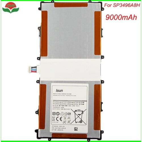 5pcs/lot SP3496A8H 9000mAh Battery Replacement For samsung galaxy Tablet Google Nexus 10 P8110 GT-P8110 HA32ARB Battery