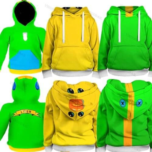 Crow Leon and Star, Shoot Game 3D Print Hoodie Sweatshirt Clothing Harajuku Hoodies Kids Tops Men 2020 Boys Girls