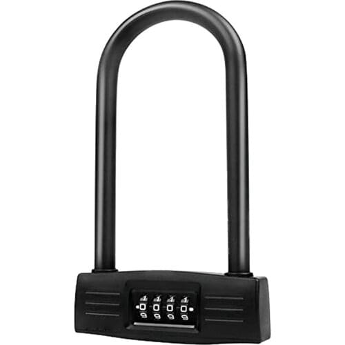 Bike Lock Bike U Lock Bike Locks Anti Theft With Safe Password For Road Mountain Electric Folding Bike Motorcycle