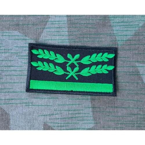 WWII WW2 German Waffen Heer Sturmbannfuhrer Major- Camo Rank Sleeve Insignia