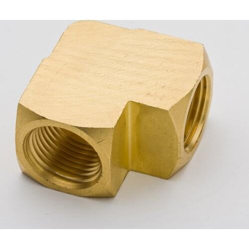 1pcs Legines Brass Pipe Fitting 90 Degree Barstock Elbow 1/8" NPT Female Thread Plumb Water Gas Connector