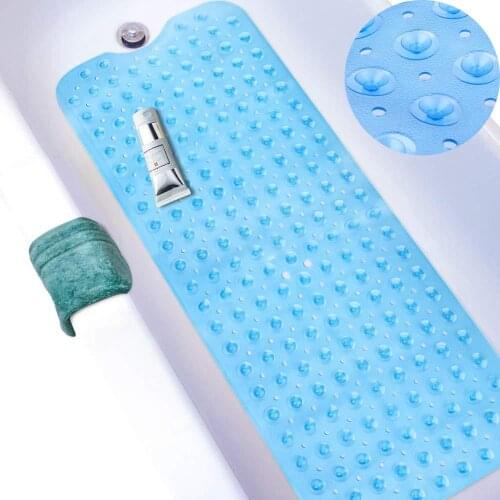 2021 High quality Bath Mat 40*100cm PVC Large Bathtub Safety Shower Non-slip Bath Mats With Suction Cups Floor Mat dropshipping