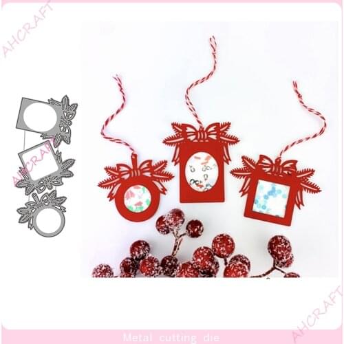 3pc Label tag Metal Cutting Dies for DIY Scrapbooking Photo Album Decorative Embossing Paper Card Crafts Die 2021