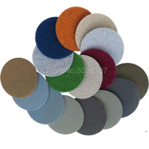 30PCS 1INCH 25MM Sandpaper Sanding Discs Silicon Carbide 60-10000 Grits Hook And Loop For Polishing & Grinding Disc Assorted