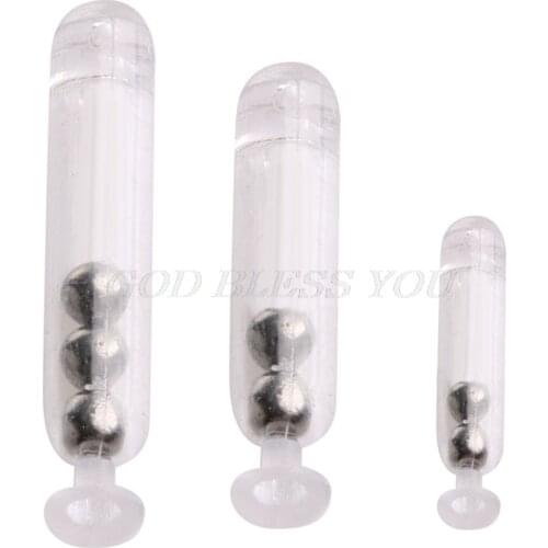 50pcs Worm Jig Fishing Lure Baits Rattles Insert Tube Rattles Shake Attract Fly 27/21/15mm Fishing Accessories Drop Shipping