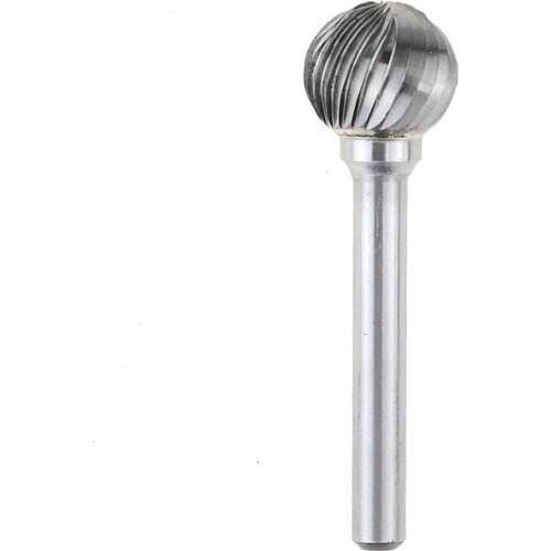6-16mm Round Ball Shape Rotary File Carbide Burr Bit Carving Polisher Tungsten Carbide Routing Cutter Ball Shape