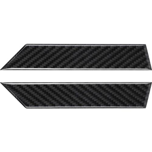 Carbon Fiber Car Gear Side Gear Shift Decoration Panel Frame Accessories for Ford F150 2015 2016 2017 2018 2019 2020