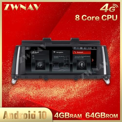 Touch screen Android 10.0 Car Multimedia Player For BMW X3/X4 F25/26 2014 2015 2016 car Gps navi Audio Radio stereo BT head unit