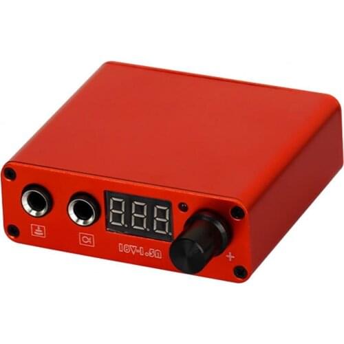 Safe Wireless Tattoo Battery Universal Adjustable Aluminum Alloy LCD Display USB Tattoo Pen Power Supply for Unisex