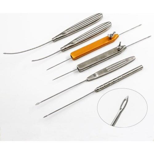 Facial big V-line carving, embedding thread, cosmetic plastic puncture needle, detachable puncture needle thread carving guide n