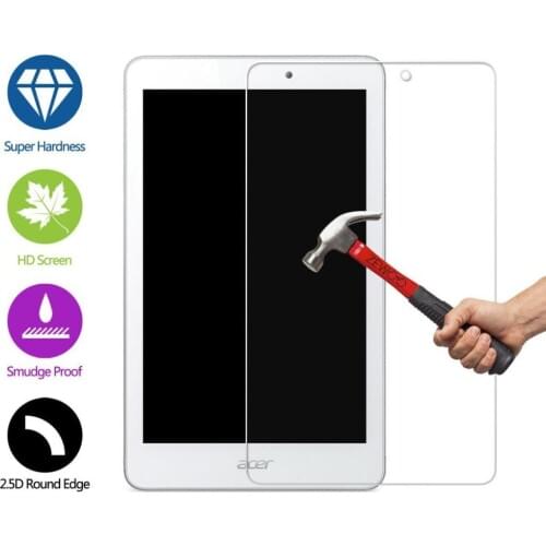 For Acer Iconia Tab 8 A1-840 8 inch Toughened Tempered Glass Film Explosion-Proof Screen Protector Cover 9H 2.5D 0.3mm