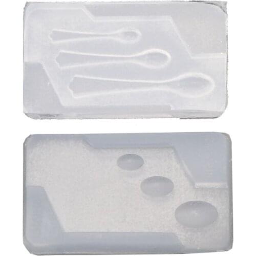 UV Resin Mold Mini Size Knife Spoon Fork Hollow Quicksand Mold Jewelry Tools T4MD