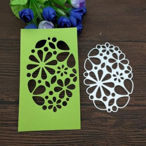 Oval Circle Scallop Frame Metal Cutting Dies Stencils Die Cut for DIY Scrapbooking Album Paper Card Embossing
