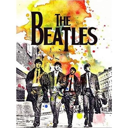 Band Retro Art Poster Diamond Painting Round Full Drill Nouveaute DIY Mosaic Embroidery 5D Cross Stitch Oil Portrait Pattern