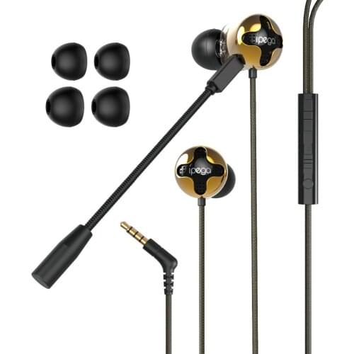 PG-R012 In-Ear Game Headset For PS5/PS4/Nintendo Switch/Xbox/PC Mobile Phone Universal Wired Headset Phone