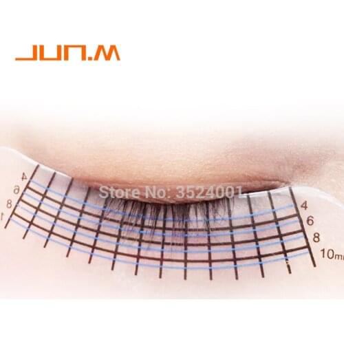 5-Piece Professional Eyelash Measuring Body Eyelash Scale Length Curl Measuring Beauty Set Eyebrow Care Makeup Tool
