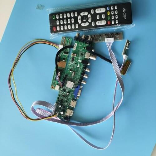 Kit For LQ154M1LW01 TV VGA USB remote 1920X1200 ES2 1 CCFL LCD DVB-C DVB-T 30pin Digital HDMI Panel Controller board