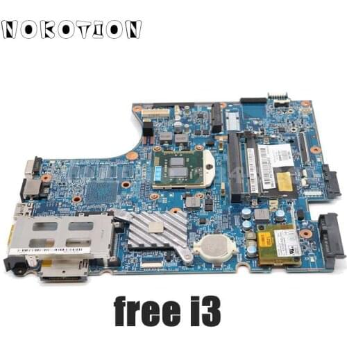 NOKOTION 598667-001 598667-601 For HP Probook 4520S 4720S Laptop Motherboard H9265-1 48.4GK06.041 HM57 DDR3 free i3