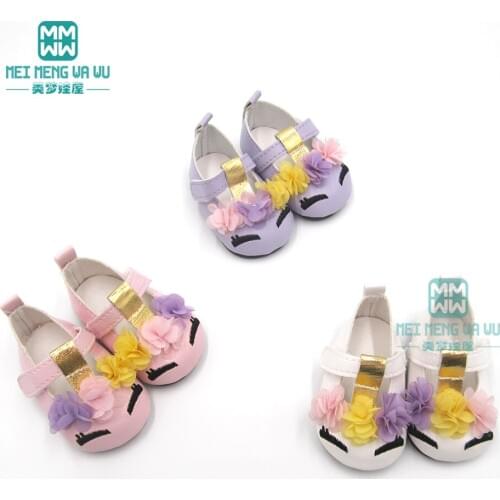 2019 NEW fashion doll shoes for 43 cm baby new born dolls and american doll accessories