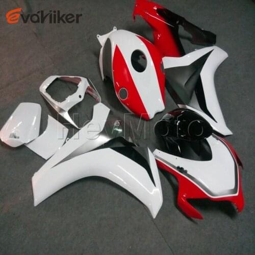 ABS motorcycle fairing for CBR1000RR 2008 2009 2010 2011 white red motorcycle panels 5Gifts Painted Injection mold