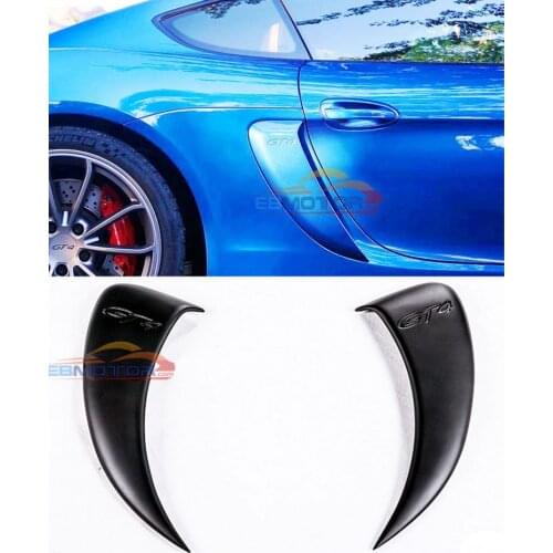 PAINTED GT4 FRP Side Vents Car Modification Side air-in-take for Porsche 991 Cayman T077F