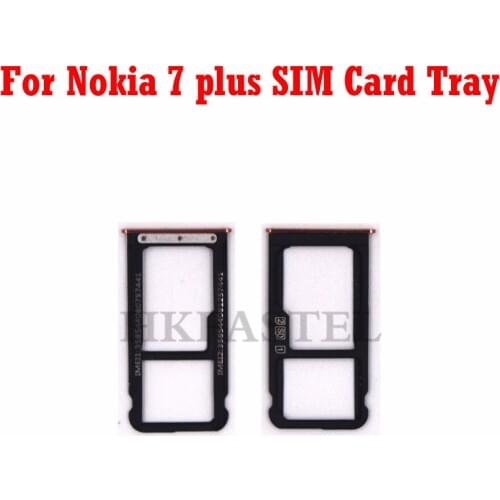 For Nokia 7 Plus 7P Mobile Phone Housing Original SIM card tray Cover replacement parts