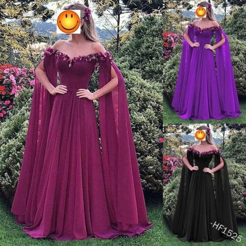 Dresses for Women One Word Neck Open Sleeves High Waist Solid Color Gauze Dress Halloween Medieval Cosplay Costume Womens Dress