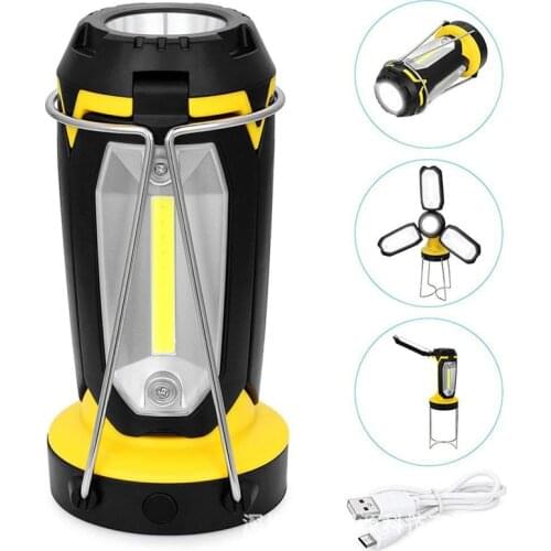 DONWEI Portable Lantern Tent Lamp USB Rechargeable Ultra Bright Led Lightweight Camping Lanterns Light For Working Hiking