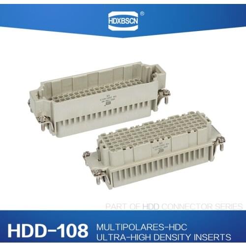 Industrial rectangular heavy duty connector HDC HDD-108 core 10A 250V waterproof aviation plug