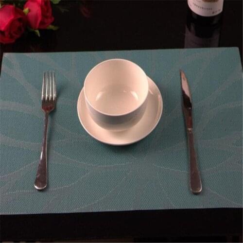 PVC Placemat Fashion Table Mat Pad Drink Wine Coasters Bamboo Placemats Dining Table Place Mat Kitchen & Table Linens 2019 New