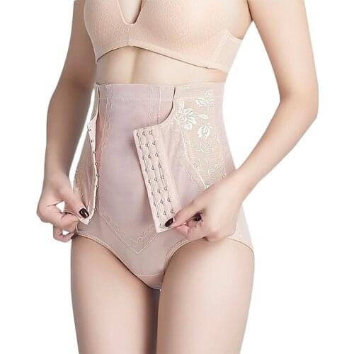 Sexy Tummy Control Panties with Corset High Waist Trainer Body Shaper Women Abdomen Body Shaping Slimming Underwear