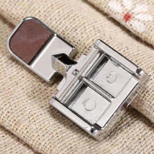 Sewing Accessory Metal Zipper Presser Foot Feet 2 Sides For Snap-on Sewing Machine Brother Singer Janome Home Supplies DIY Tool