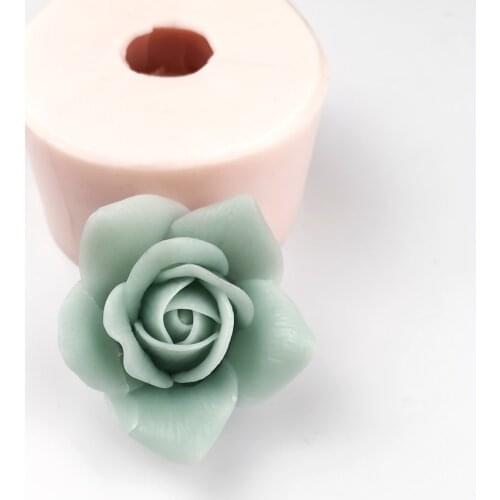 3D Flower Molds Silicone Soap Making Flower Mould Cake Decoration Tools DIY Handmade Candle Resin Clay Mold