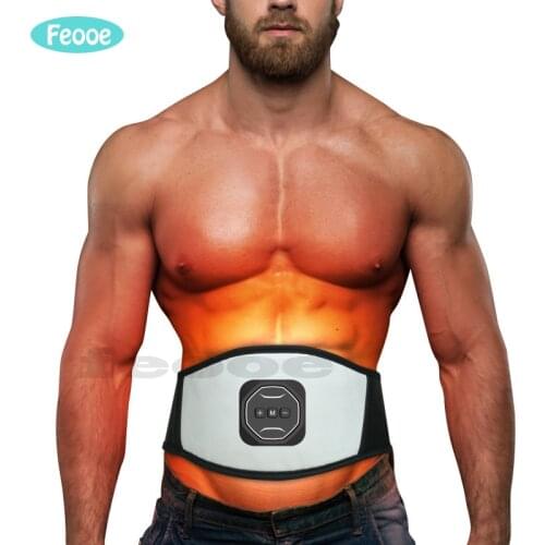 Abdominal Muscle Stimulator with LCD Display for Men/Women EMS Abs Trainer Home Gym Workout Exercise Vibration Fitness Massager