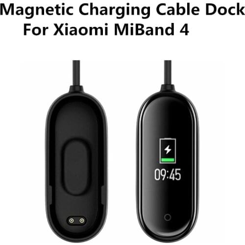 USB Charging Dock Cable For Xiaomi Mi Band 4 Smartwatch Charger Magnetic Charging Cable Dock For Xiaomi MiBand 4