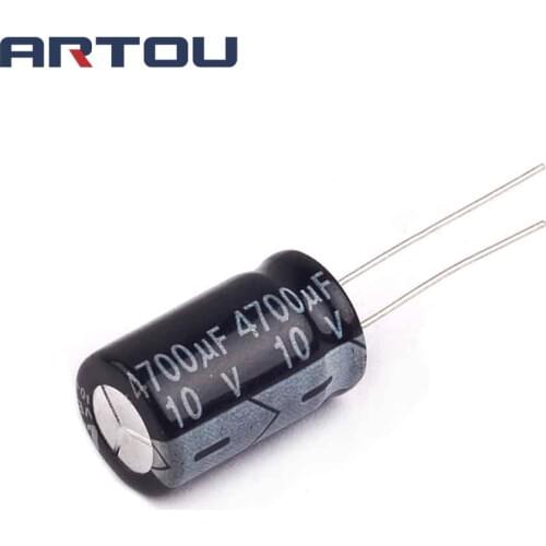 20PCS 10V 4700uF 13*21 13X21MM 105 Radial Electrolytic Capacitor 13x21mm