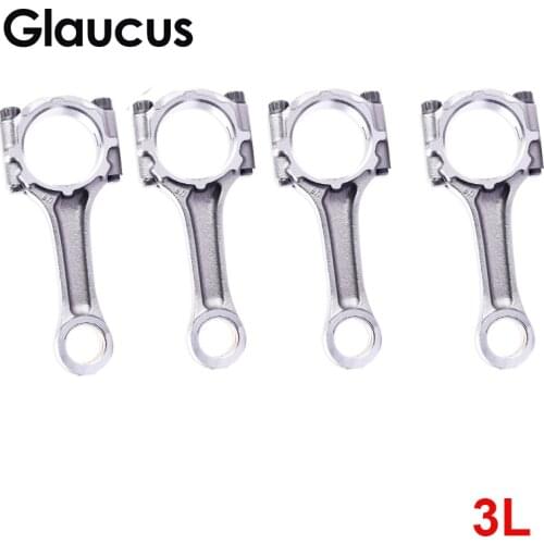4pcs 3L engine connecting rod for Toyota HIACE TOYOACE DYNA HILUX 4Runner DYNA 150 LAND CRUISER Prado 2779cc 2.8L 13201-59105