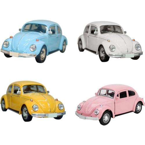 Creative Arrivals Vintage Beetle Pull Back Car Model Toy for Children Gift Cute Figurines Vehicles Models Toys