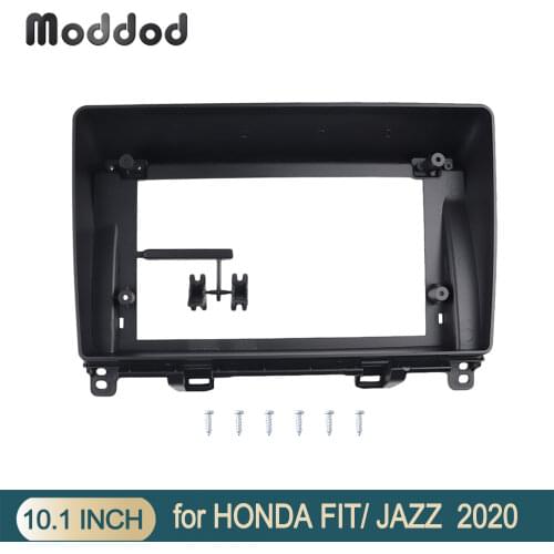 Double Din Radio Fascia fit for HONDA FIT JAZZ 2020 Stereo GPS DVD CD Panel Dash Mounting Installation Kit Refitting Frame Bezel