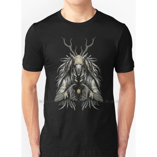 The Supplicant T Shirt 100% Pure Cotton Vicar Amelia Bloodborne Supplicant Wolf Priestess Divine Monster Spooky Scary Horror