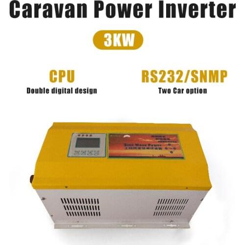 INVERTER 24VDC 220VAC 3000W 24VDC TO 220VAC 230V FOR CARAVAN USE SOLAR INVERTER 3K LOW FREQUENCY FOR HOME