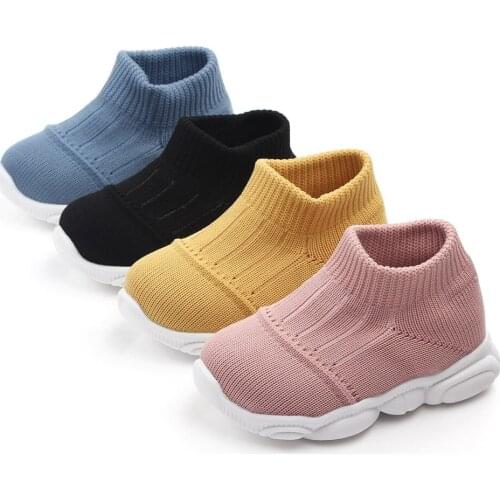 2021 New Toddler Infant Kids Baby Girls Boys Solid color Striped Mesh Sport Run Sneakers Autumn Casual Kids Shoes Детская Обувь