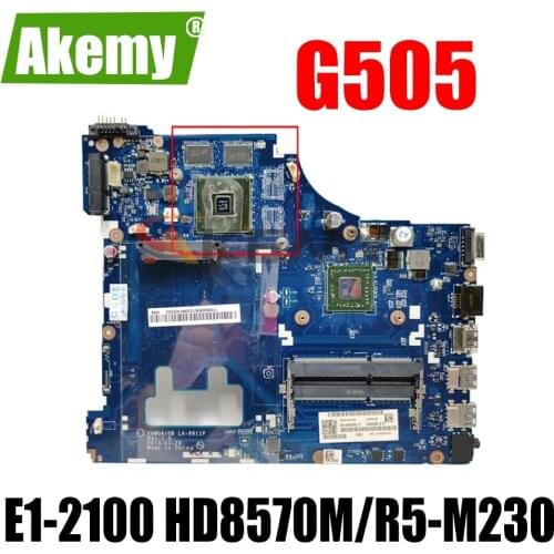 LA-9911P Laptop motherboard for Lenovo G505 original mainboard AMD E1-2100 HD8570M/R5-M230