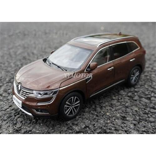 1/18 For RENAULT KOLEOS Diecast Sports Car Model White/Red Kid Toys Gifts Brown Display Collection Ornaments